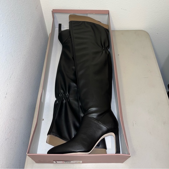 New with box Franco Sarto Callie2 Over The Knee Boot Women's faux leather black - Picture 9 of 11
